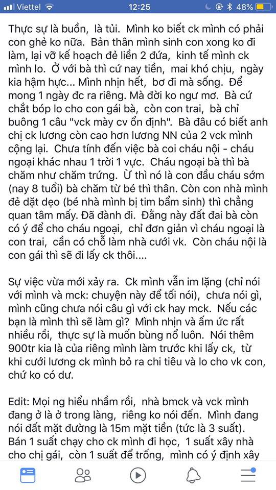 Ấm ức khi mất toi miếng đất hụt vì mẹ chồng thiên vị con gái hơn con trai, nàng dâu tâm sự tưởng được bênh ai ngờ nhận gạch đá - Ảnh 3.