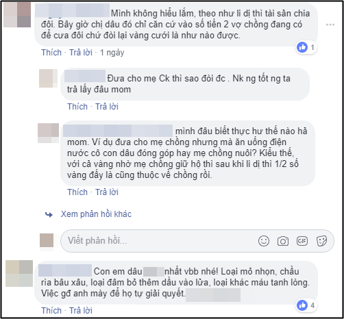 Anh chị ly dị, chị dâu đòi số vàng cưới bố mẹ đẻ cho, em chồng lên hỏi ý kiến liền bị “ném đá” sấp mặt - Ảnh 2.