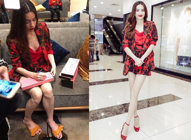 Mặc quần hay váy dài thì không sao, Hồ Ngọc Hà cứ hễ mặc đồ ngắn là lại bị soi đôi chân gầy guộc - Ảnh 2. Mặc quần hay váy dài thì không sao, Hồ Ngọc Hà cứ hễ mặc đồ ngắn là lại bị soi đôi chân gầy guộc - Ảnh 2.