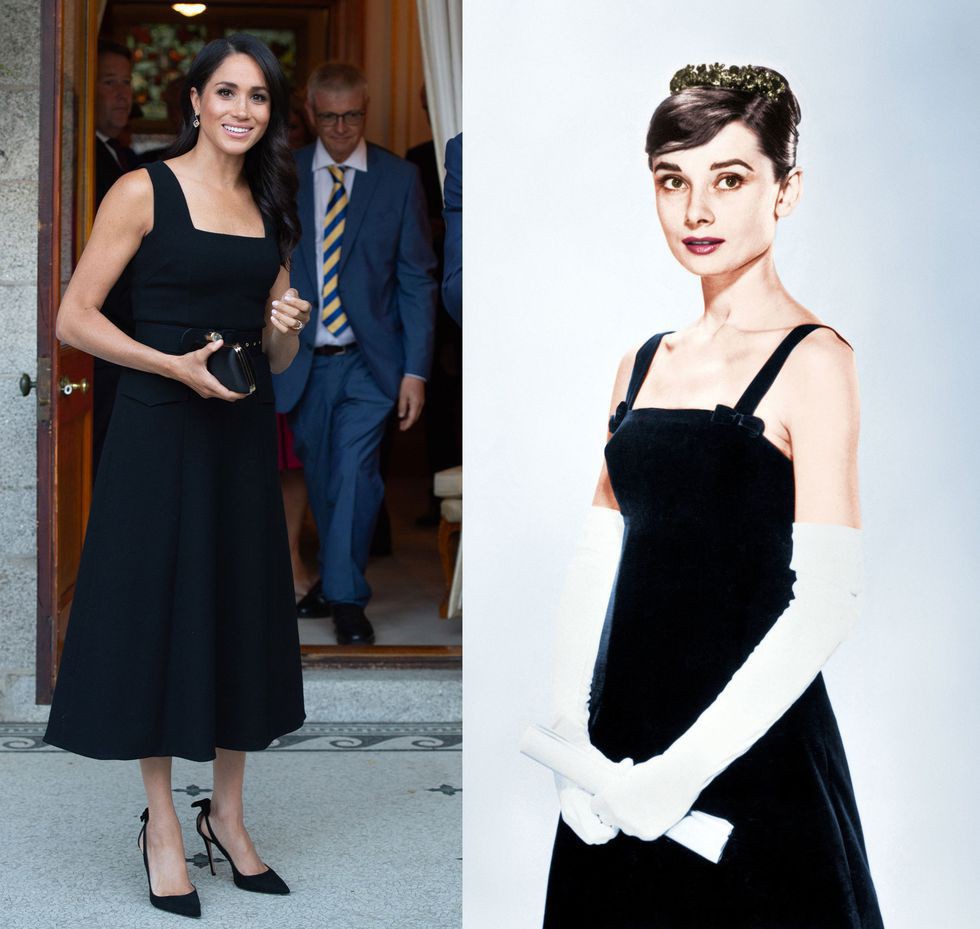 Chẳng phải công nương Diana hay Kate Middleton, dường như Audrey Hepburn mới là thần tượng thời trang của Meghan Markle - Ảnh 2.
