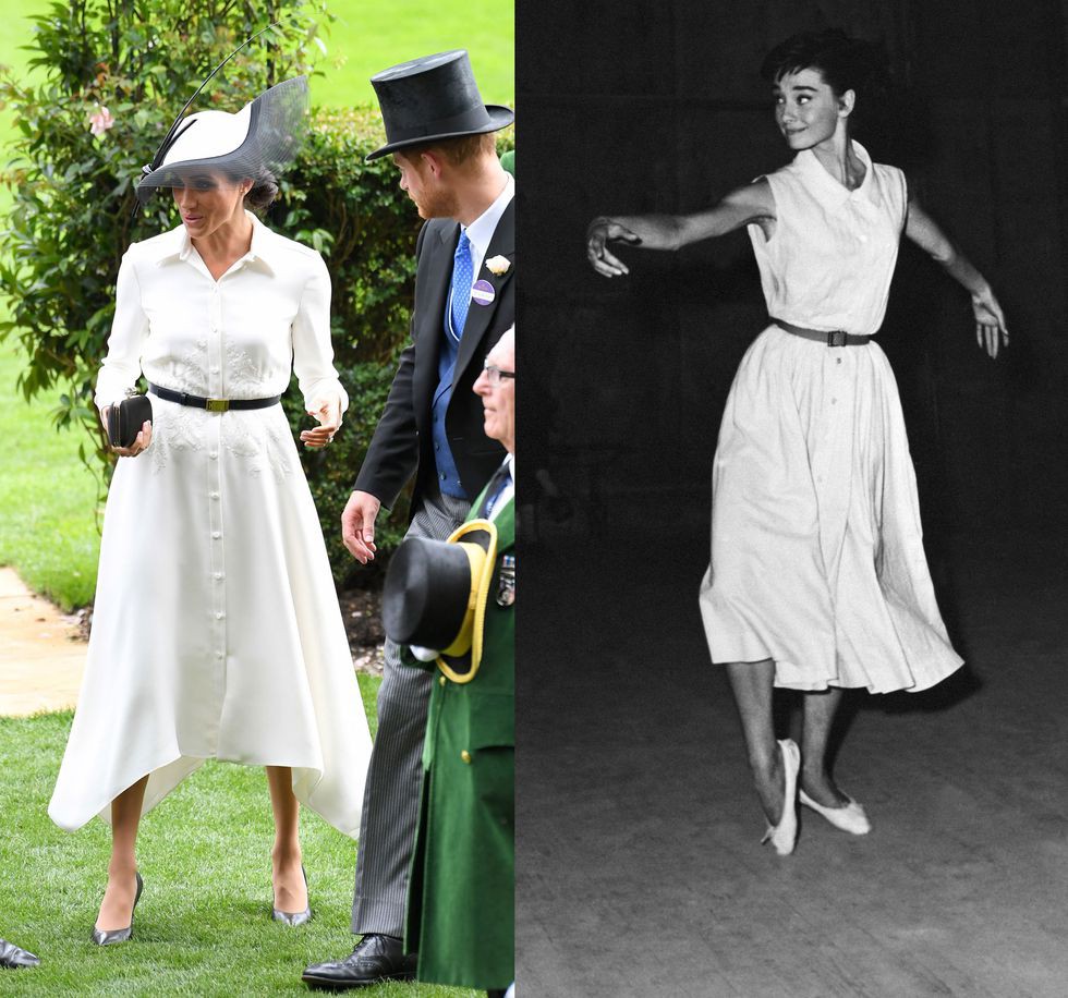 Chẳng phải công nương Diana hay Kate Middleton, dường như Audrey Hepburn mới là thần tượng thời trang của Meghan Markle - Ảnh 3.