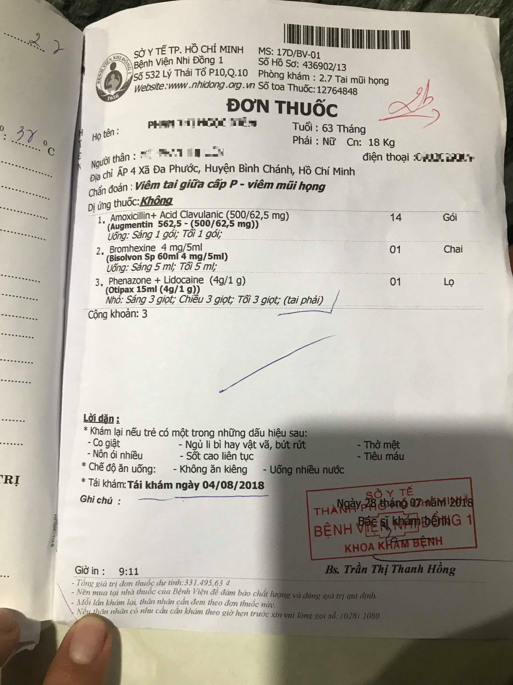 Vụ bé gái 5 tuổi bị cô giáo tát: Phát hiện cục máu trong tai bé, gia đình gửi đơn tới Hội Bảo vệ Quyền trẻ em TP.HCM - Ảnh 2.