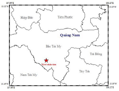 Liên tiếp xảy ra 6 trận động đất trong 3 ngày ở Quảng Nam - Ảnh 1.