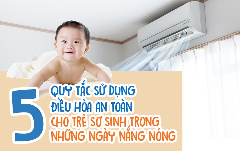 Mẹ phải biết: 5 quy tắc dùng điều hòa để trẻ không bị ốm trong những ngày nắng nóng - Ảnh 1.