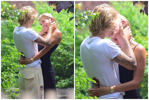 Chẳng còn nhớ nhung gì Selena Gomez, Justin Bieber công khai hôn đắm đuối bạn gái siêu mẫu nóng bỏng giữa phố - Ảnh 1.