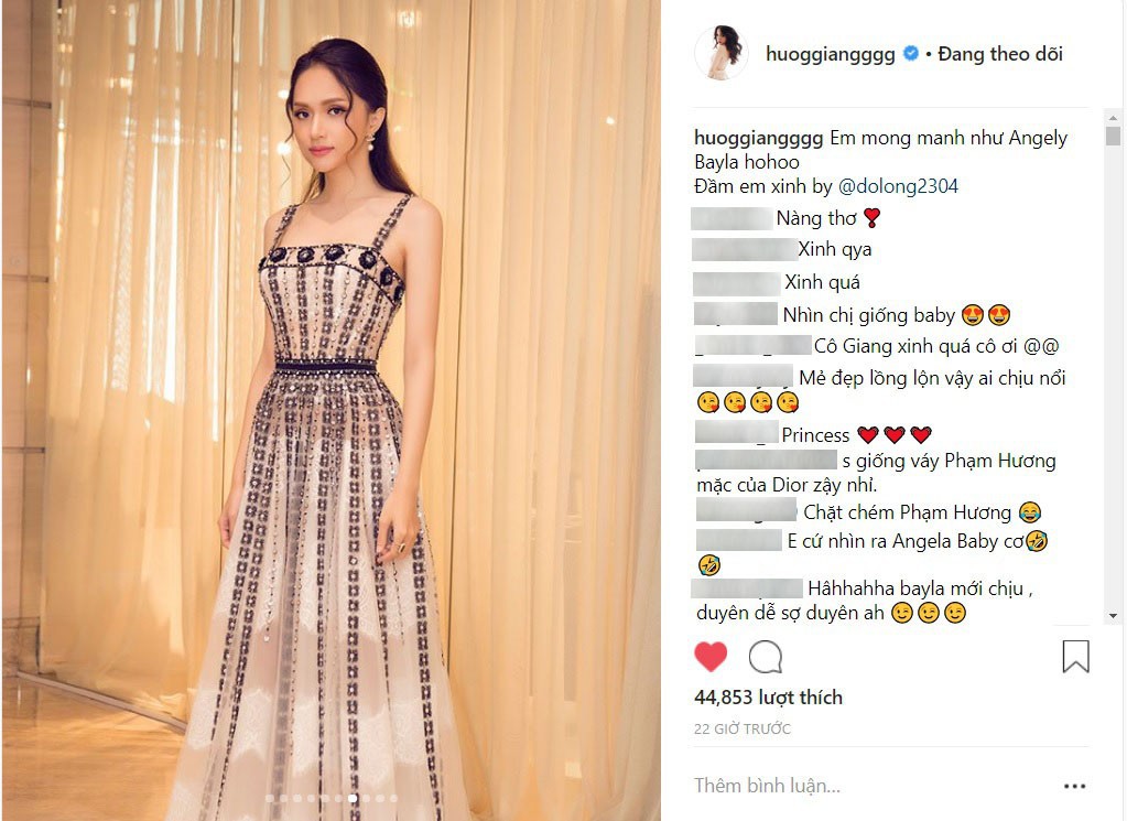 Diện váy “bản dupe” của Angela Baby, Hương Giang hài hước nhận mình đẹp mong manh chẳng kém đàn chị - Ảnh 5. Diện váy “bản dupe” của Angela Baby, Hương Giang hài hước nhận mình đẹp mong manh chẳng kém đàn chị - Ảnh 5.