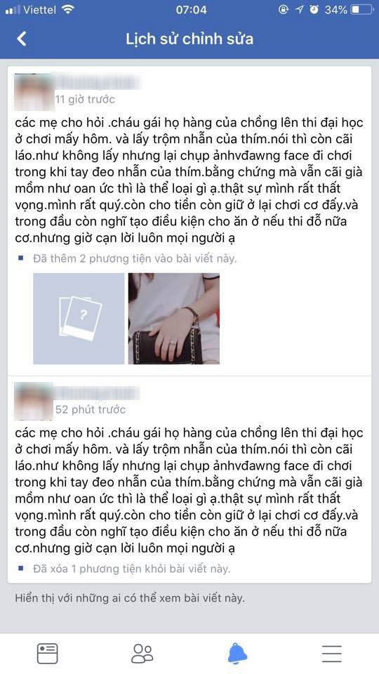 Thím tố cháu gái chồng ở nhờ còn ăn trộm nhẫn, chụp ảnh đăng Facebook, nhưng dân mạng lại tìm ra điểm sai sai - Ảnh 3.