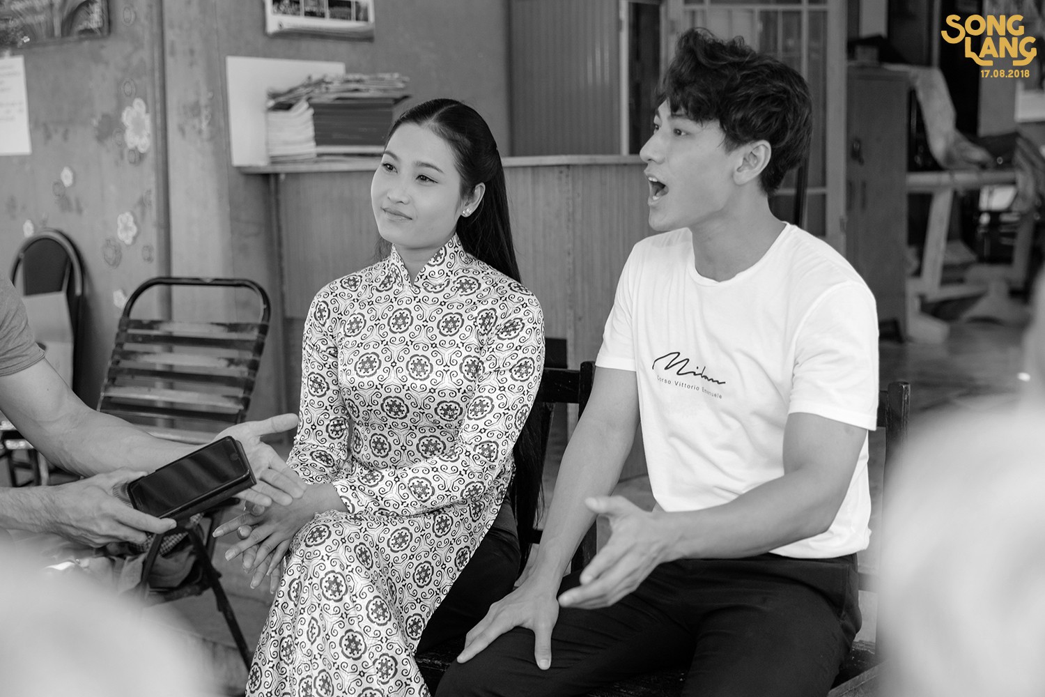 Isaac lần đầu tiên khoe khả năng hát cải lương trước nghệ sĩ gạo cội Thiên Kim - Ảnh 2. Isaac lần đầu tiên khoe khả năng hát cải lương trước nghệ sĩ gạo cội Thiên Kim - Ảnh 2.