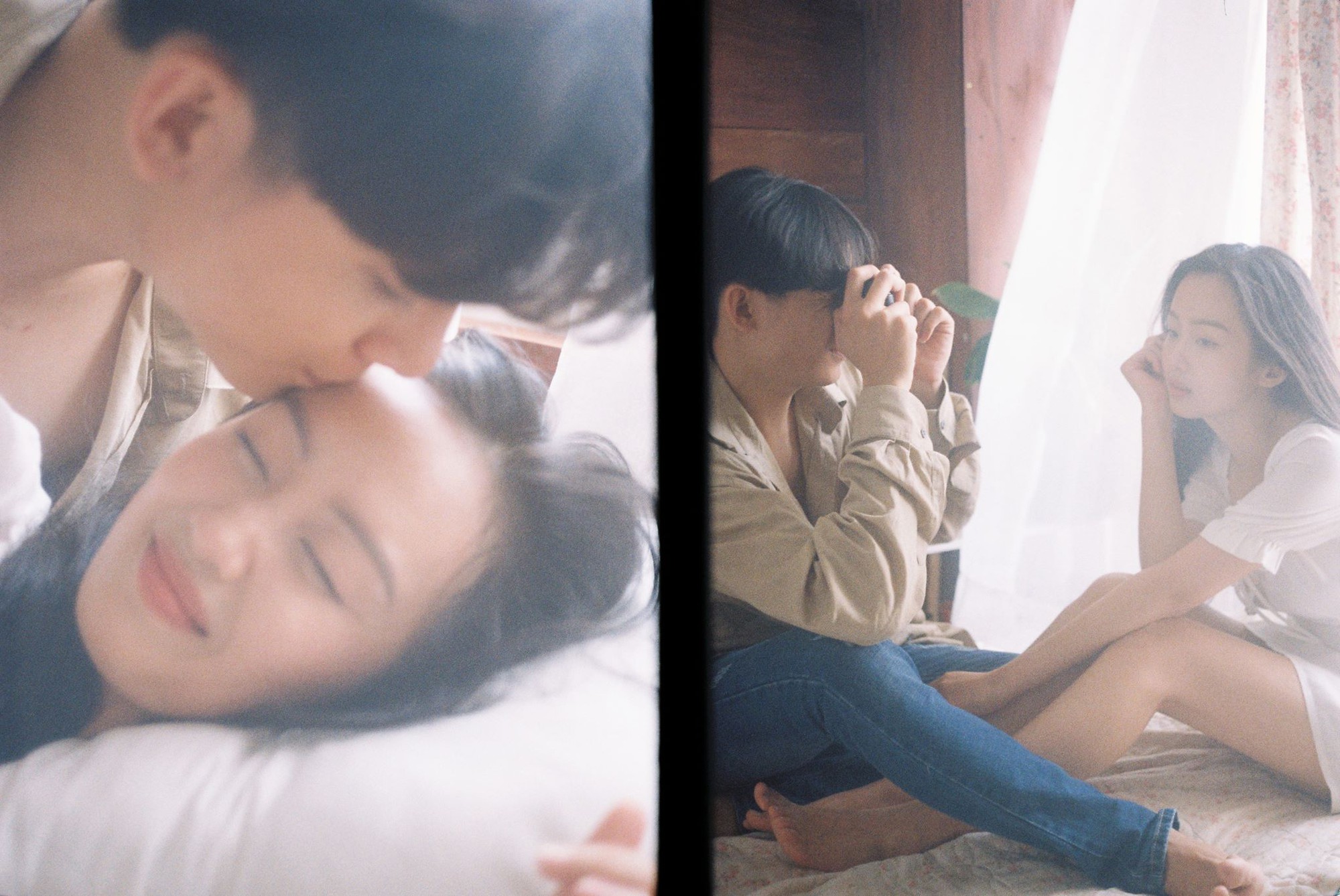 Đâu cần phải cầu kỳ, cứ yêu và chụp với nhau một bộ ảnh bằng máy phim thì không khác gì poster phim Hong Kong chất lừ - Ảnh 4.