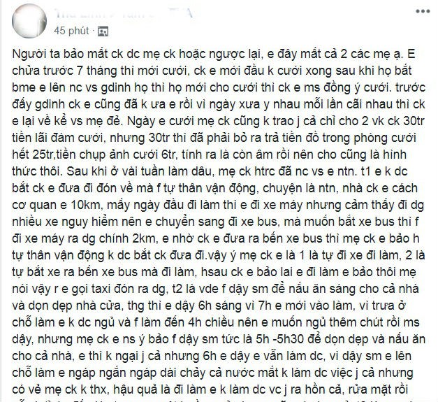 Bắt nhà gái lên xin mới cho cưới và 3 “gạch đầu dòng” của mẹ chồng khiến con dâu bầu 8 tháng “hãi hùng” - Ảnh 1.