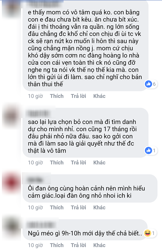 Bị chồng mắng đồ ăn bám, mẹ trẻ định bỏ con gái 17 tháng cho chồng nuôi, còn nói tại nó mà đời em dang dở - Ảnh 4.