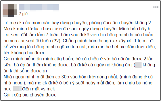 Gặp mẹ chồng hay dựng chuyện có 1 nói 10, nàng dâu phát điên vì ở riêng rồi mà vẫn phải chịu đựng - Ảnh 1.