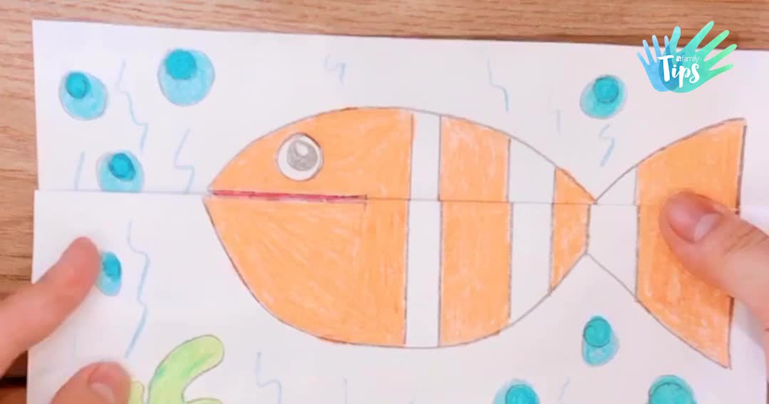 Hướng dẫn cách vẽ con cá há miệng dễ và đơn giản