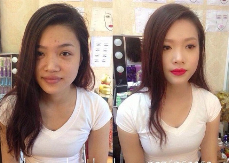 Loạt ảnh chứng minh: Từ cô nàng kém sắc biến hình thành hot girl bao người ngây ngất, tất cả chỉ cách nhau mấy phút tô vẽ thôi - Ảnh 8. Loạt ảnh chứng minh: Từ cô nàng kém sắc biến hình thành hot girl bao người ngây ngất, tất cả chỉ cách nhau mấy phút tô vẽ thôi - Ảnh 8.