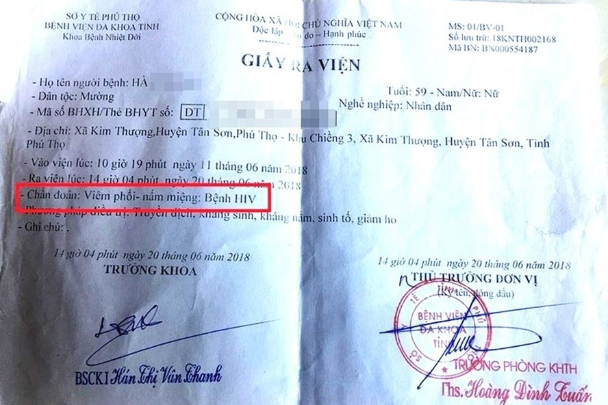 Người bất ngờ phát hiện bị HIV ở Phú Thọ: Tôi đã sốc và nghi cho chồng mình, nhưng anh lại có kết quả âm tính - Ảnh 1.