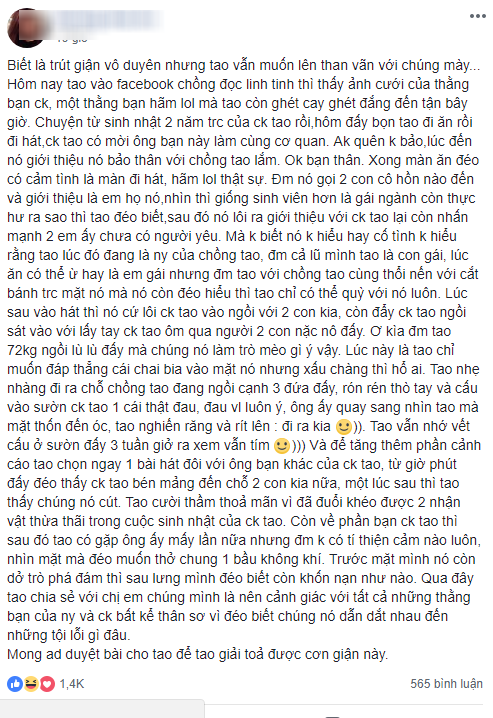 Chị em hả hê với màn ứng xử khôn khéo của cô vợ trẻ khi bị bạn chồng bơm kích - Ảnh 1.