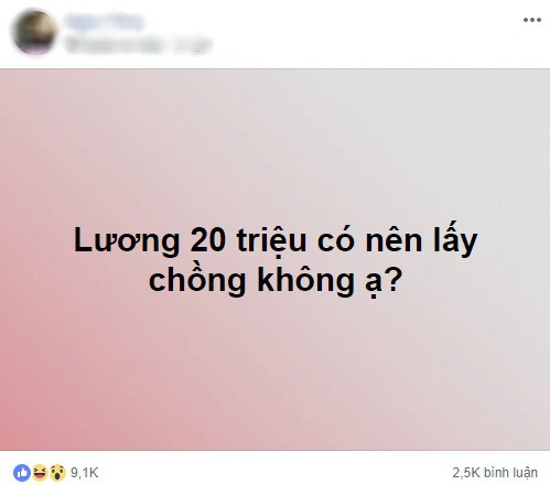 Cô gái lương 20 triệu đăng đàn hỏi có nên lấy chồng không và đây là lời khuyên - Ảnh 1.