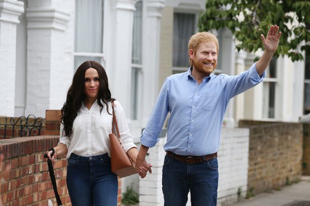 Người hâm mộ thích thú khi nhìn thấy Hoàng tử Harry và Meghan dắt thú cưng đi dạo trong công viên, đến tận nơi mới giật mình - Ảnh 4.