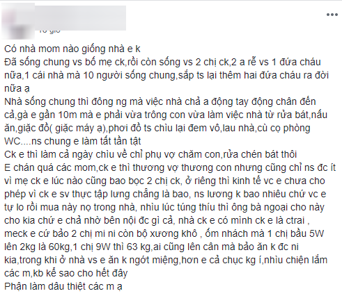 Sống cùng nhà chồng lại kiêm luôn chân osin phục vụ cả 2 gia đình chị chồng, nàng dâu kêu trời vì ấm ức - Ảnh 1.