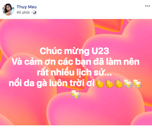 Hoa hậu Đỗ Mỹ Linh, Chi Pu vỡ òa hạnh phúc trước chiến thắng lịch sử của đội tuyển bóng đá Việt Nam tại ASIAD 2018 - Ảnh 4.