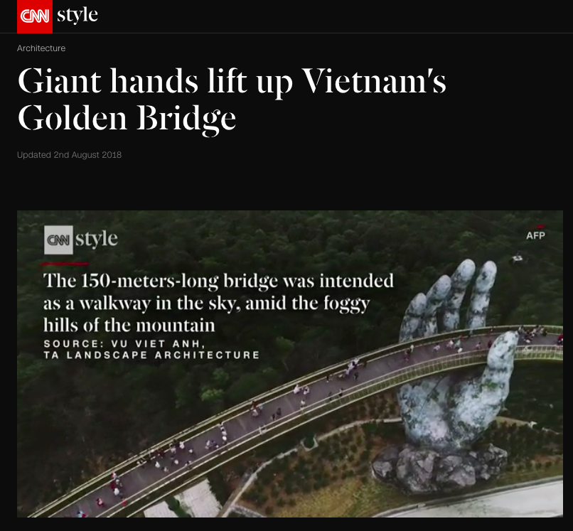 Cầu Vàng ở Đà Nẵng vẫn đang là từ khóa hot nhất trên các trang tin lẫn mạng xã hội quốc tế - Ảnh 6.