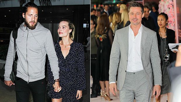 Chồng của quả bom sex Margot Robbie cảnh cáo Brad Pitt bỏ ý nghĩ ve vãn vợ mình  - Ảnh 1.