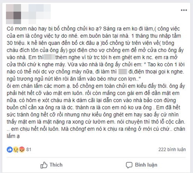 Nàng dâu trẻ than khổ khi bị bố chồng mắng, dân mạng không an ủi còn đòi mắng thêm vì lý do này - Ảnh 1.