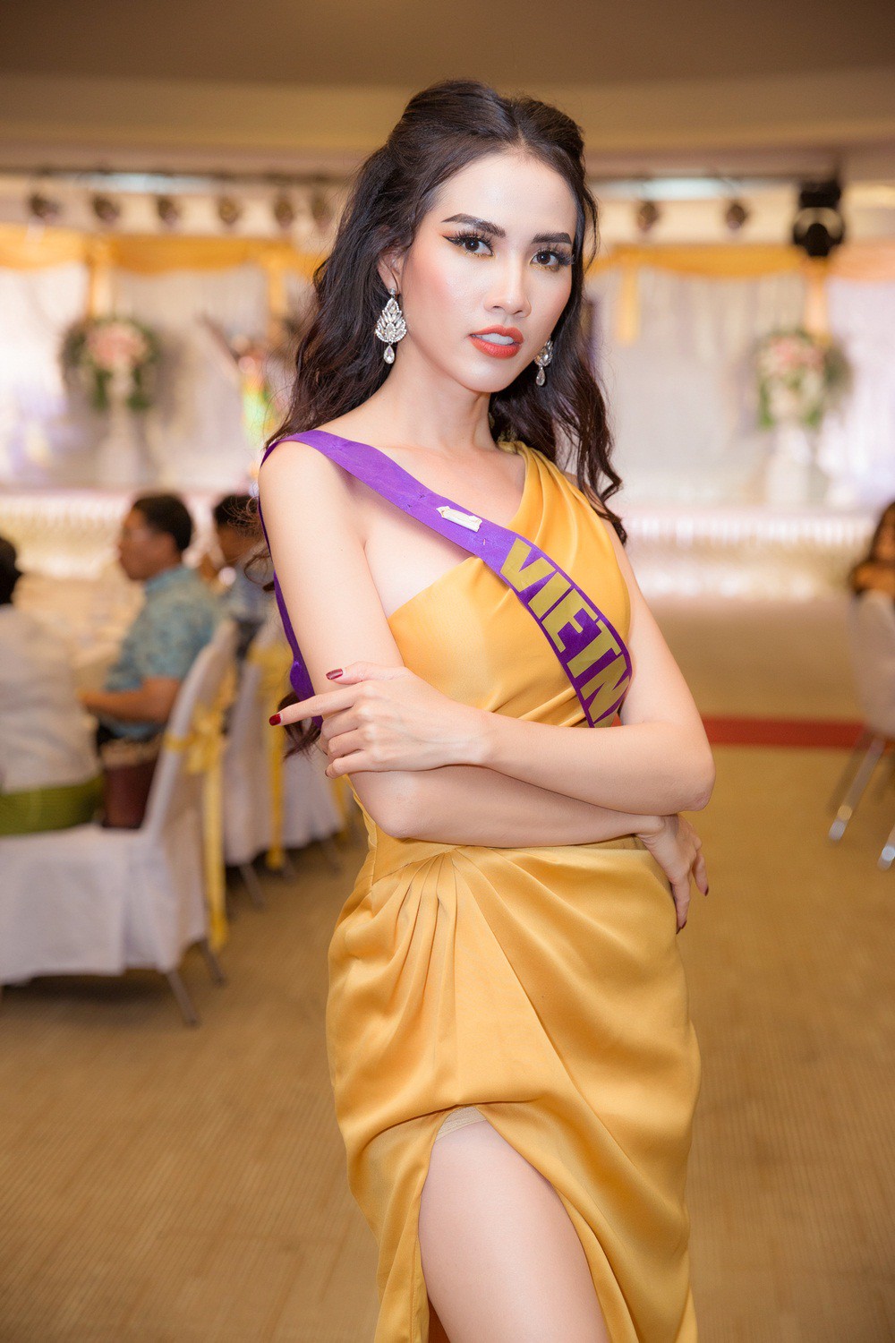 Phan Thi Mơ lọt top 10 phần thi trang phục của Hoa hậu Đại sứ Du lịch Thế giới 2018 - Ảnh 6.