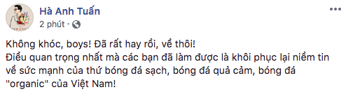 Sao Việt đồng loạt lên tiếng an ủi Olympic Việt Nam: Đừng khóc! Đã rất hay rồi, giờ về nhà thôi - Ảnh 7.