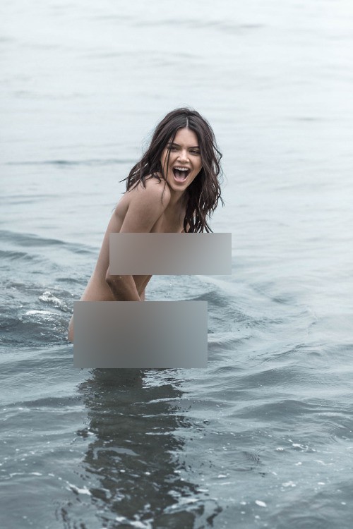 Siêu mẫu Kendall Jenner - cô em gái Kim siêu vòng 3 bất ngờ lộ nguyên bộ ảnh khỏa thân 100% lên mạng xã hội  - Ảnh 3.