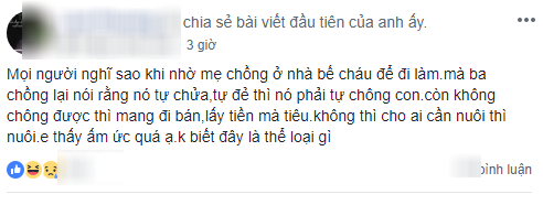 Nàng dâu muốn mẹ chồng trông con hộ để đi làm, bố chồng nói một câu đau lòng, nhưng chị em ai cũng ủng hộ - Ảnh 1. Nàng dâu muốn mẹ chồng trông con hộ để đi làm, bố chồng nói một câu đau lòng, nhưng chị em ai cũng ủng hộ - Ảnh 1.