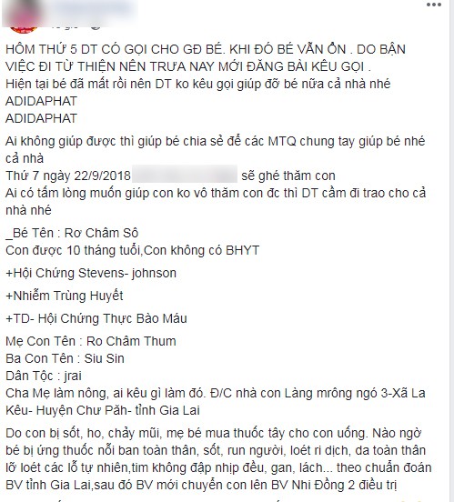 Bé trai nhiễm trùng huyết ở Gia Lai đã mất nhưng nhà từ thiện vẫn kêu gọi, kèm hình ảnh thương tâm của bệnh nhân - Ảnh 5.