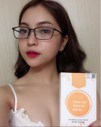 Bạn gái Quang Hải U23 bị dân mạng cười tự bê đá đập chân mình khi hôm trước quảng cáo thuốc giảm cân, hôm sau lại uống thuốc tăng cân - Ảnh 2.