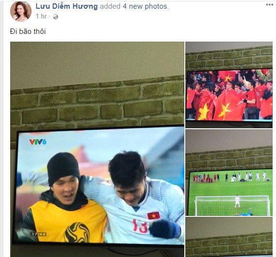 MC Phan Anh, Hoa hậu Phạm Hương và hàng loạt sao Việt lặng người vì quá tự hào với chiến thắng của U23 Việt Nam - Ảnh 2.