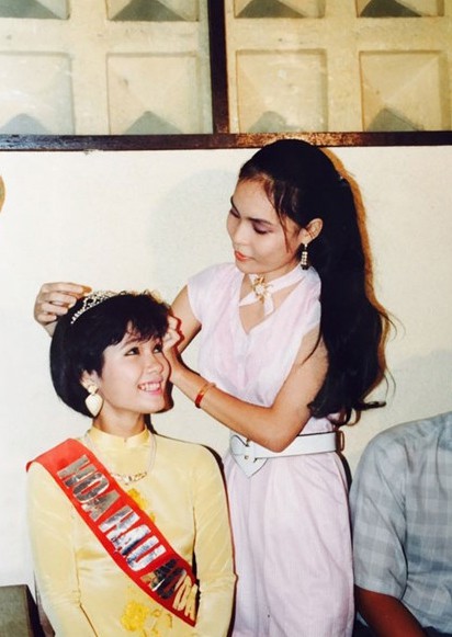 Hóa ra HHen Niê không phải người duy nhất, gần 30 năm trước đã có thí sinh đăng quang Hoa hậu áo dài để tóc tém rồi - Ảnh 2.
