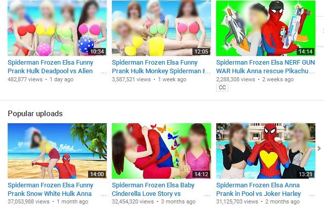 “Ngụy trang” dưới dạng các phim hoạt hình nổi tiếng, nhiều video trên Youtube đang đầu độc trẻ nhỏ bằng cách này - Ảnh 5.