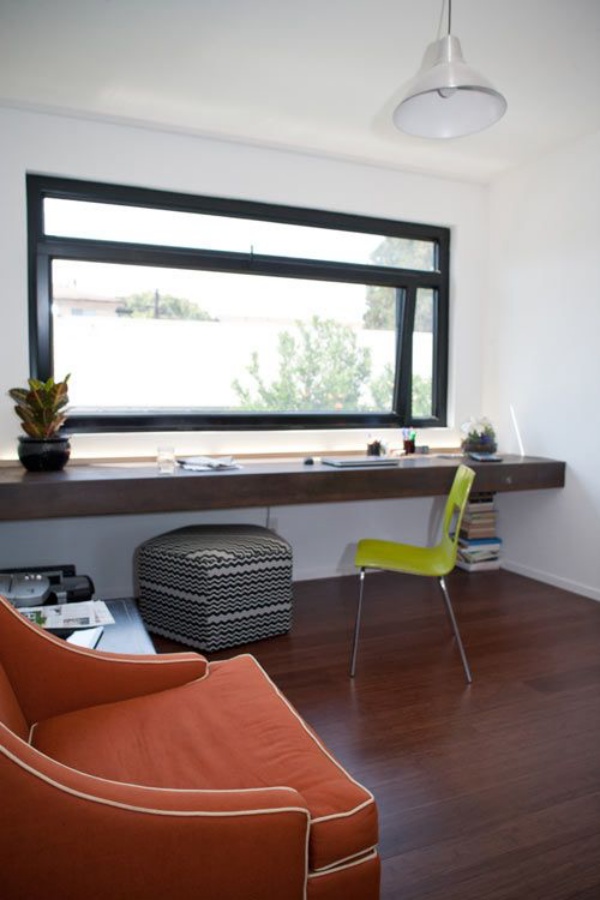 Những cách tận dụng không gian cửa sổ để tạo góc làm việc thoải mái cho nhà hẹp - Ảnh 11.