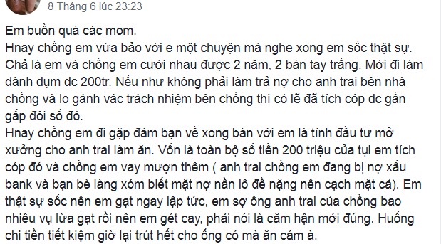 Lương chồng dành tiết kiệm, lương vợ để chi tiêu, kết quả chồng nói một câu chết điếng - Ảnh 1.