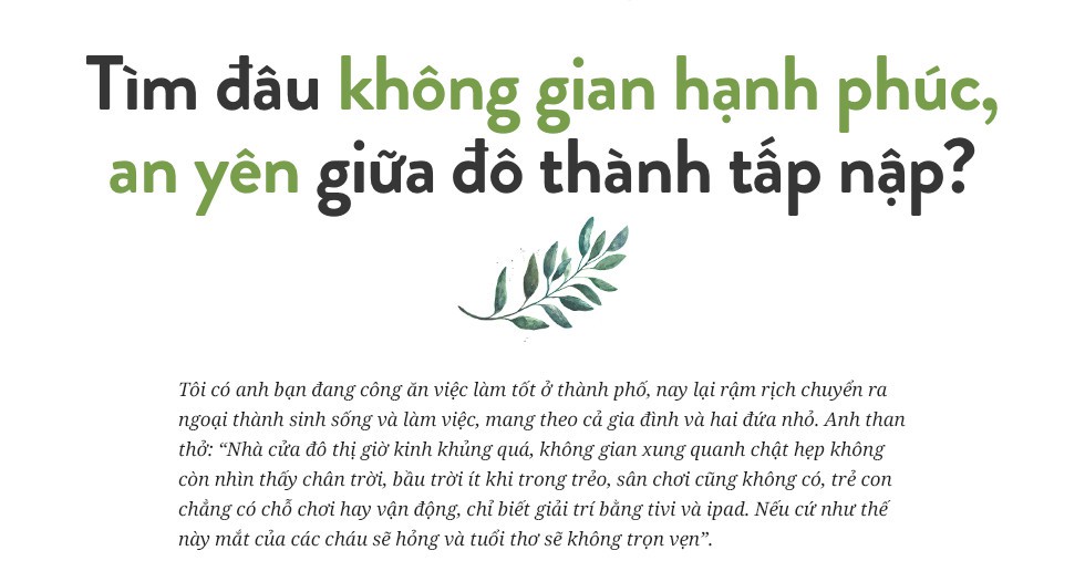 Tìm đâu không gian hạnh phúc, an yên giữa đô thành tấp nập - Ảnh 1.