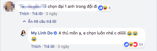 Đỗ Mỹ Linh phản hồi khi được Bùi Tiến Dũng thả thính: Chị em hết sức bình tĩnh, tôi và Dũng chưa có gì mà - Ảnh 1.