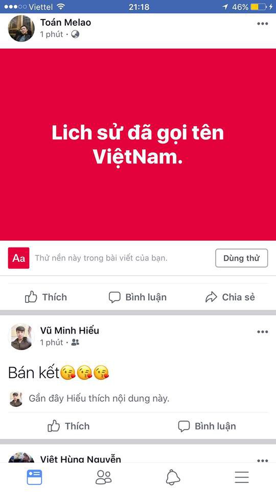 Dân mạng không ngớt lời chúc mừng chiến thắng lịch sử của U23 Việt Nam - Ảnh 3.