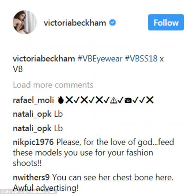 Victoria Beckham bị phản ứng mạnh vì để mẫu gầy nhẳng chụp hình quảng cáo - Ảnh 4.