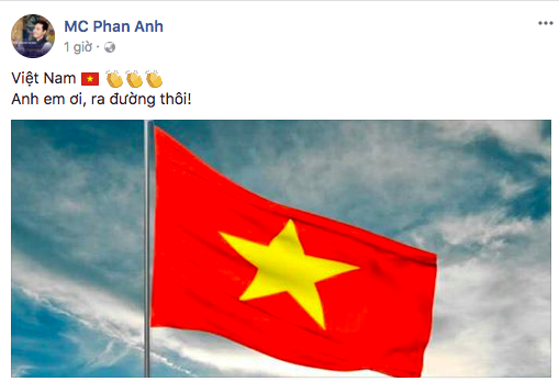 Hoa hậu Mỹ Linh, Á hậu Huyền My, MC Phan Anh và hàng loạt sao Việt phấn khích với chiến thắng lịch sử của U23 Việt Nam  - Ảnh 4.