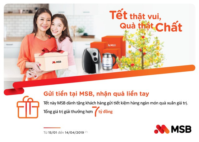 Đ&oacute;n lộc liền tay cho tết đủ đầy c&ugrave;ng MSB - Ảnh 1.