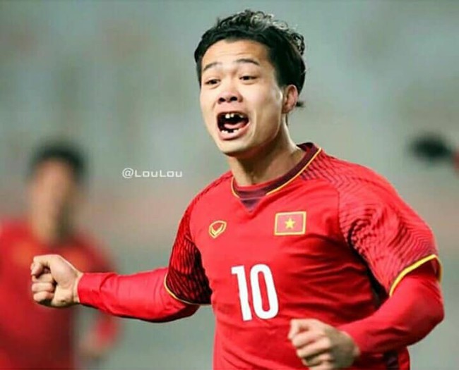 Ảnh chế răng móm của các tuyển thủ Việt Nam khiến người hâm mộ bật cười vì hài hước - Ảnh 3.