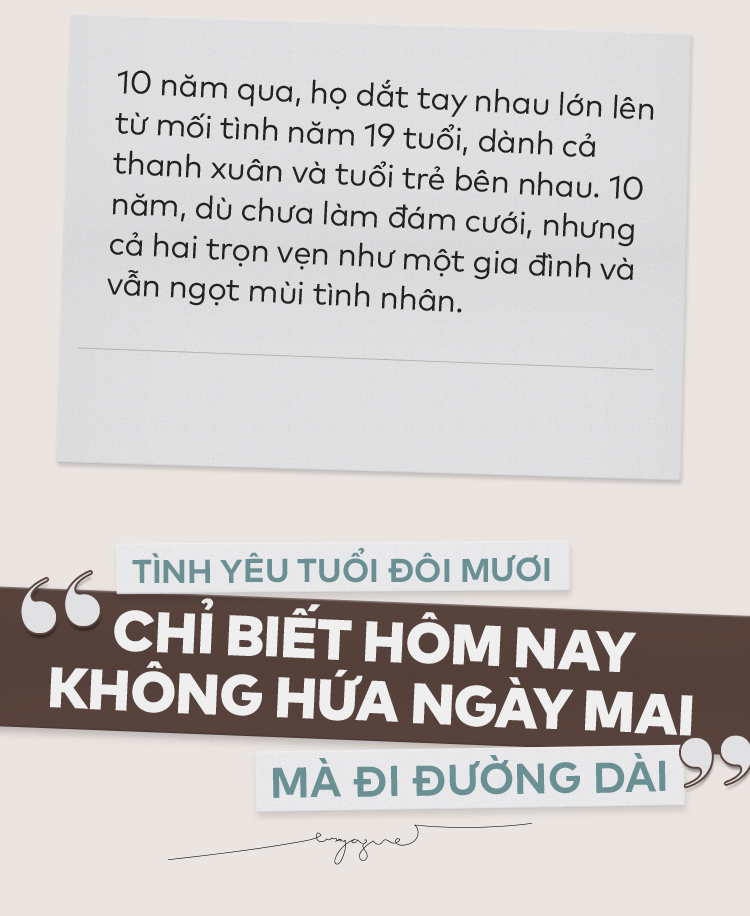 Yêu là yêu thôi hay chuyện tình ngọt như mật của cặp đôi bên nhau 10 năm, có em bé vẫn chưa chịu cưới - Ảnh 1.