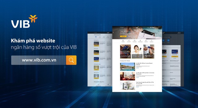 VIB giới thiệu website ngân hàng số hoàn toàn mới - Ảnh 1.