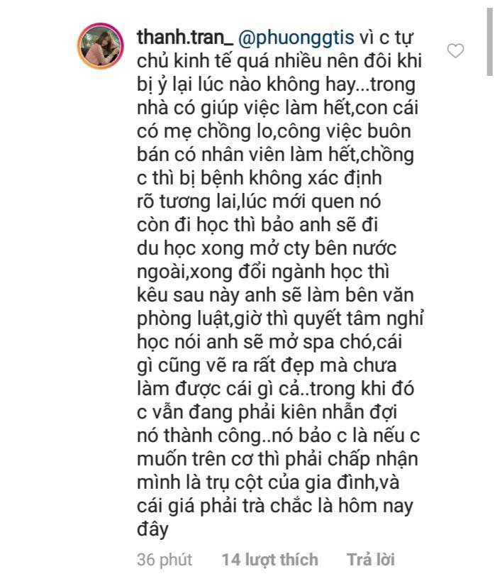 Đang được nhà chồng cưng chiều, Thanh Trần ôm bầu bỏ về nhà mẹ, than chồng đòi hỏi, phải tự lo toan đủ thứ? - Ảnh 4. Đang được nhà chồng cưng chiều, Thanh Trần ôm bầu bỏ về nhà mẹ, than chồng đòi hỏi, phải tự lo toan đủ thứ? - Ảnh 4.
