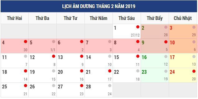 Lịch nghỉ Tết Nguyên đán Kỷ Hợi và các ngày lễ trong năm 2019 - Ảnh 2.