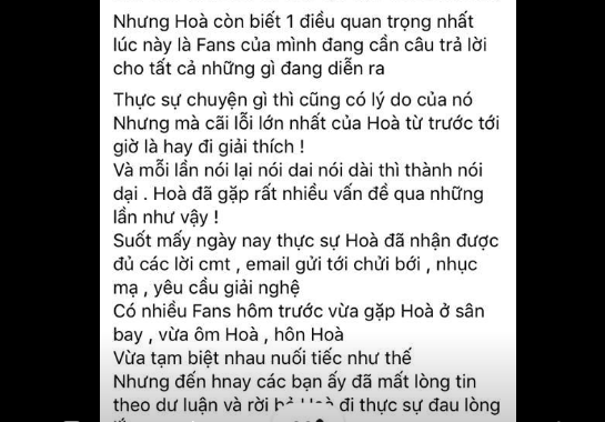 Sau tất cả, Hòa Minzy lại... sorry và tự nhận: Hòa thật sự bị điên rồi! - Ảnh 1.